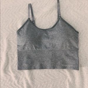 Crop workout top